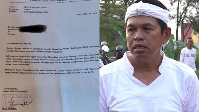 Geramnya Dedi Mulyadi Tahu Ada Surat Pengurus RW Pakuwon Garut Minta THR ke Warga, Hentikan