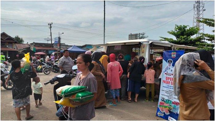 Harga Beras di Pengecer Muara Beliti Musi Rawas Rp 13 Ribu per Kg, Warga Serbu Operasi Pasar