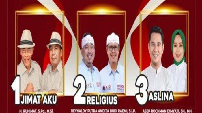 Hasil Real Count KPU Pilbup Subang 2024, Ruhimat - Aceng, Reynaldi-Agus, Asep-Lina