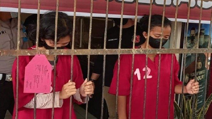 Ibu Hamil di Palembang Menangis Ditangkap Polisi, Suaminya Buron, Ini Kronologinya