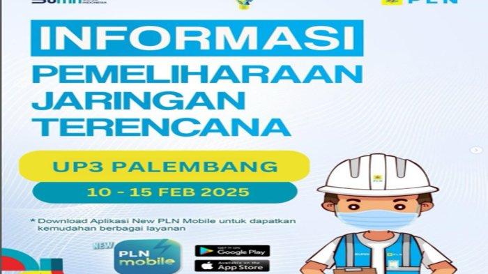 Info Pemadaman Listrik Kota Palembang Selasa 11 Februari 2025, Ini Daftar Wilayah Terdampak