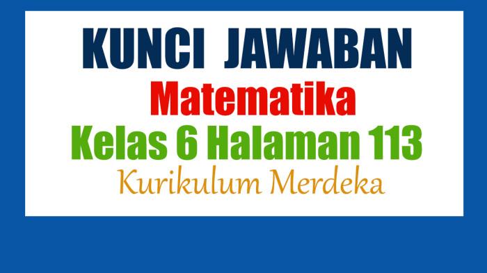 Jawaban Matematika Kelas 6 Halaman 113 Kurikulum Merdeka: Hitung Luas Permukaan Tabung