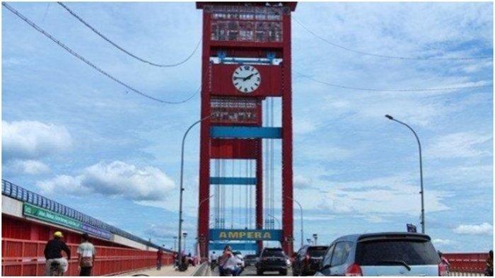 Jembatan Ampera Ditutup Saat Malam Tahun Baru 2024, Selama 3 Jam Kendaraan Tak Boleh Melintas