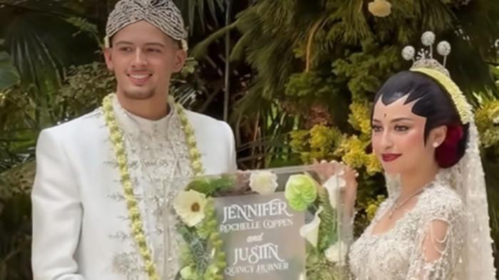 AKAD NIKAH- Justin Hubner beri mas kawin berupa emas 12 gram, 6 gram, serta uang tunai sebesar 2.026 Euro, yang nominalnya melambangkan tanggal pernikahannya dengan Jennifer Coppen