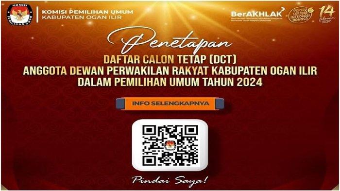 Pengumuman DCT DPRD Kabupaten Ogan Ilir Pemilu 2024, Klik Di Sini Anti Lelet