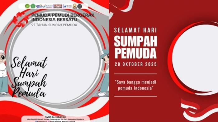 KUMPULAN Link Twibbon Peringatan Hari Sumpah Pemuda 2025, Berbagai Desain Menarik
