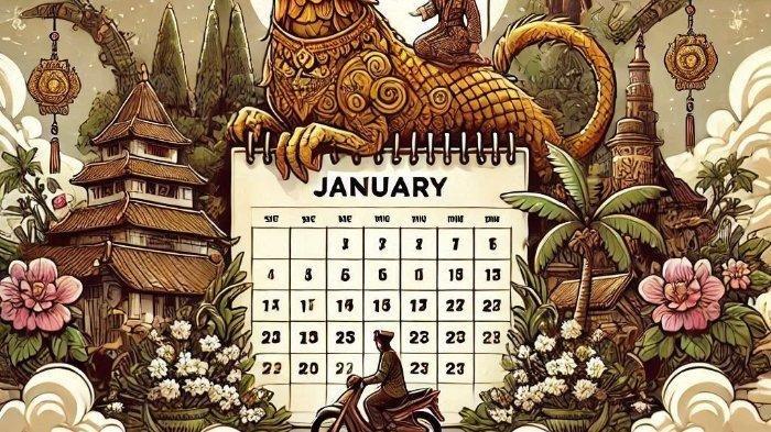Kalender Januari 2025 Lengkap dengan Weton Jawa dan Hijriah Tanggal 1 - 31 Januari 2025