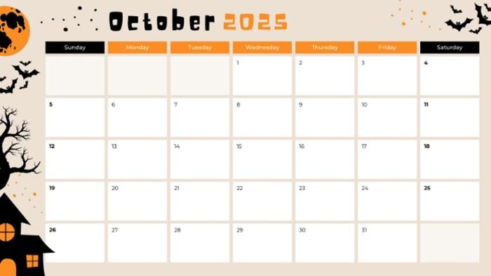 Kalender Oktober 2025 Beserta Penanggalan Weton Jawa, Tanggal 2 Oktober Weton Apa?