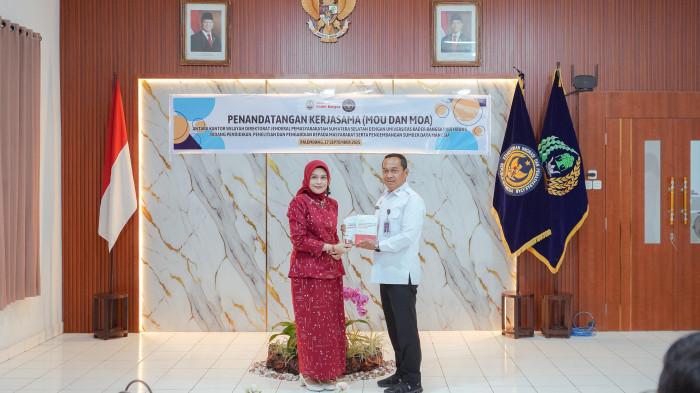Kanwil Ditjenpas Sumsel dan Universitas Kader Bangsa Palembang Tandatangani Kerja Sama