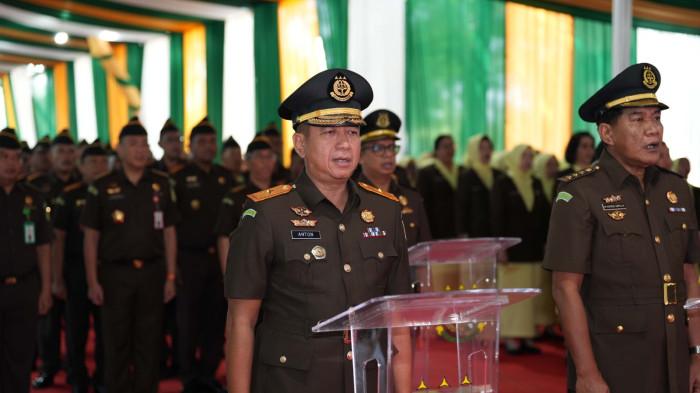 Kadiv Yankum Kemenkum Sumsel Hadiri Pelantikan Pejabat Struktural di Kejati Sumsel
