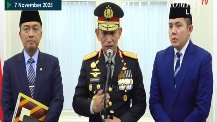 KONFERENSI PERS : Kapolri Jenderal Pol Listyo Sigit Ungkap Pelaku Peledakan SMAN 72 Jakarta Merupakan Pelajar, Jumat (7/11/2025).