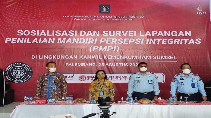 Kemenkumham Sumsel Lakukan Sosialisasi Survei Lapangan PMPI