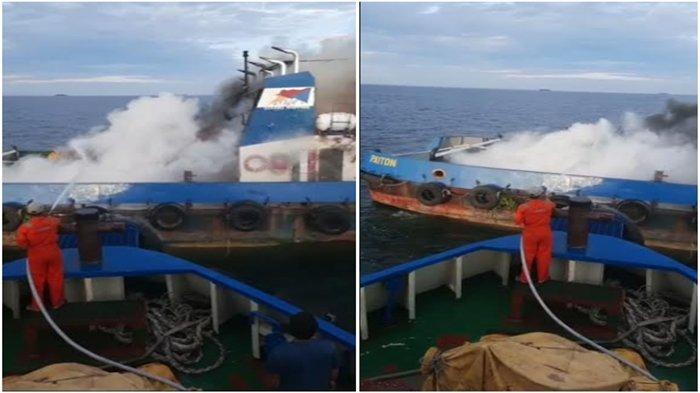 Kesaksian Kru Penyelamat Kapal Terbakar di Sungai Musi, Dengar Dentuman, 3 Jam Padamkan Api
