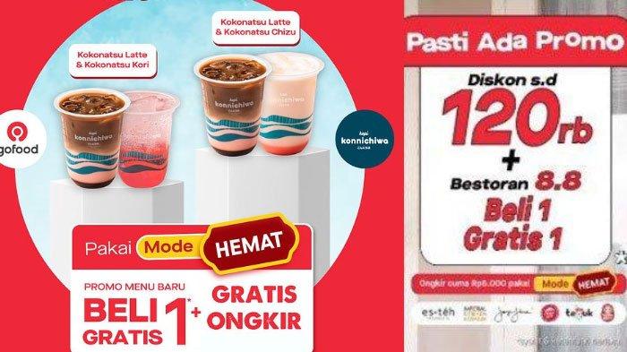 Kode Promo GoFood Hari Ini 2 September 2023, Diskon 120 Ribu dan Beli 1 Gratis 1 Gratis Ongkir