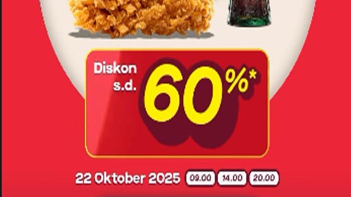 15 Kode Promo Gojek Rabu 22 Oktober 2025: Diskon GoFood 60 Persen, GoRide Rp5 Ribu, GoCar Rp 10 Ribu