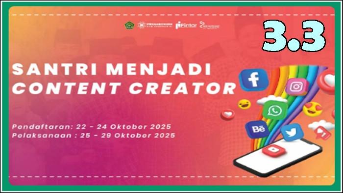 Kunci Jawaban 3.3 Santri Menjadi Content Creator - Bagian 3,Pelatihan Pintar Kemenag 2025 Angkatan 5