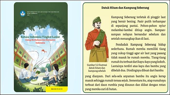 Kunci Jawaban Bahasa Indonesia Kelas 12 Halaman 98 99 100, Hikayat Datuk Hitam dan Kampung Seberang