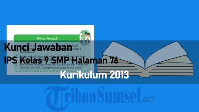 Kunci Jawaban: IPS Kelas 9 SMP Halaman 76 Kurikulum 2013, Dinamika Penduduk Australia