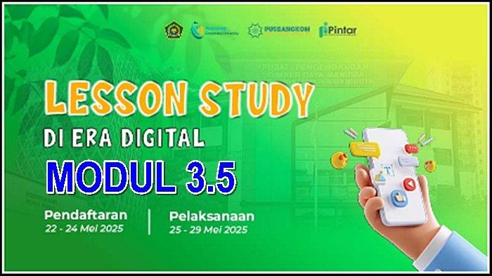 Kunci Jawaban Modul 3.5 Penyusunan Laporan Lesson Study, MOOC Pintar Kemenag 2025 Angkatan VI