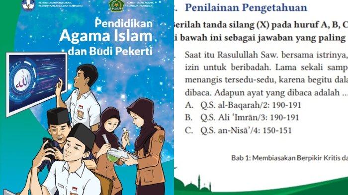 Kunci Jawaban PAI Kelas 11 SMA Halaman 27-30 Kurikulum Merdeka, Penilaian Pengetahuan Pilihan Ganda