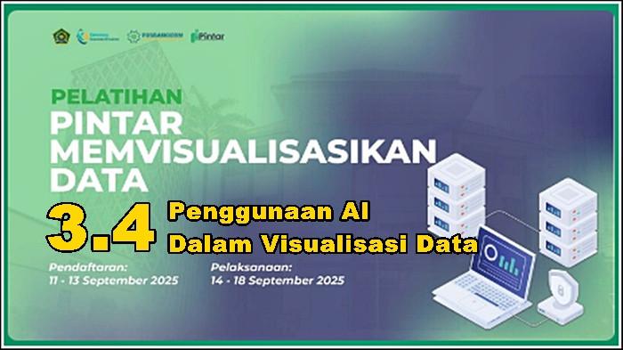 Kunci Jawaban Pintar Kemenag 2025 Terbaru, Modul 3.4 Penggunaan AI dalam Visualisasi Data, Skor 100