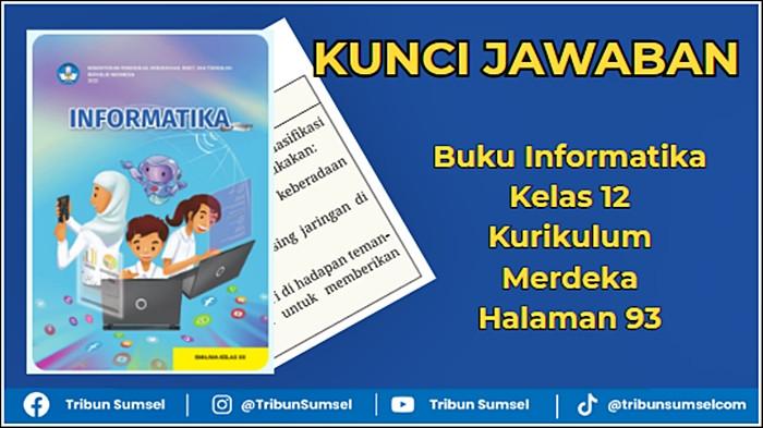 Kunci Jawaban Buku Informatika Kelas 12 Kurikulum Merdeka Halaman 93, Jaringan Komputer