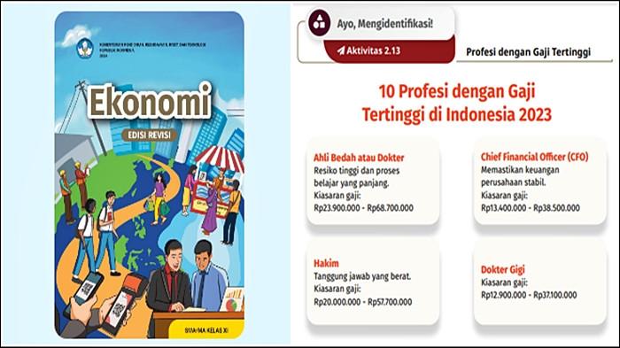 Kunci Jawaban Ekonomi Kelas 11 Halaman 28 29 Bab 2, Aktivitas 2.13 Profesi dengan Gaji Tertinggi