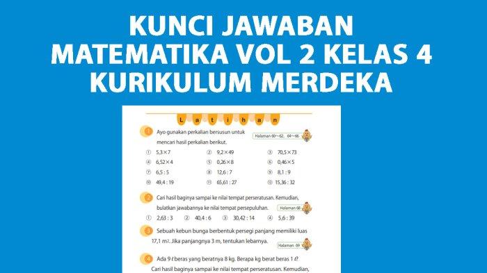 Kunci Jawaban Matematika Kelas 4 Volume 2 Halaman 70 Kurikulum Merdeka ...