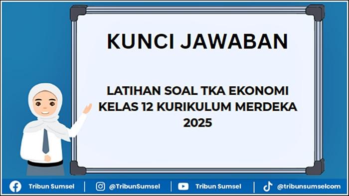 20 Latihan Soal TKA Ekonomi Kelas 12 Kurikulum Merdeka 2025 dan Kunci Jawaban, Referensi Siswa