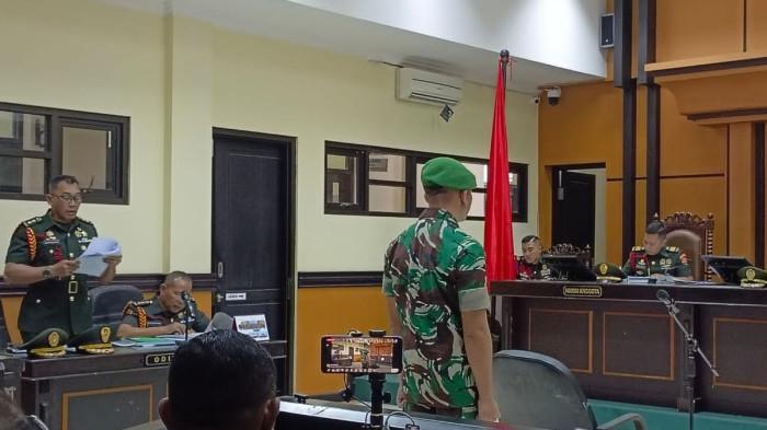 Letnan Satu (Lettu) Infantri (Inf) Ahmad Faisal selaku Komandan Kompi (Danki) Batalyon TP 83