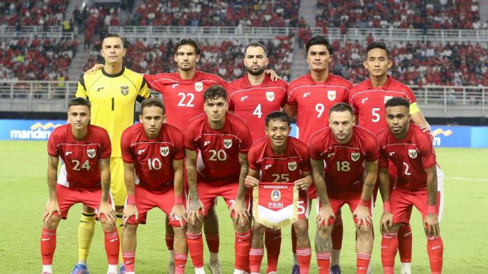 TIMNAS INDONESIA SENIOR - Starting 11 pemain timnas Indonesia senior saat menghadapi China Taipei Jumat (5/9/2025) lalu