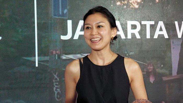 Marissa Anita saat hadir di pembukaan Jakarta World Cinema 2024 (JWC) di