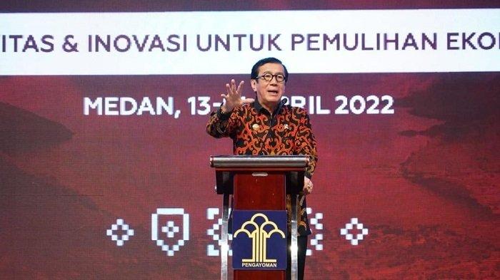 Menkumham Apresiasi Seluruh Gubernur di Sumatera Atas Kontribusinya Memacu Kekayaan Intelektual