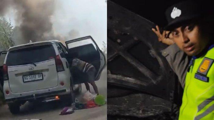 Mobil Pemudik dari Lampung Terbakar Saat Melintas di Musi Rawas, Tak Ada Korban Jiwa