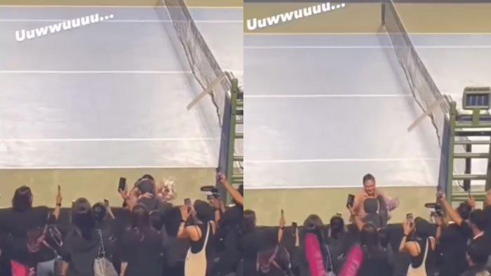 Momen Luna Maya Dapat Buket Bunga dari Maxime Bouttier Menang Tenis, Ramai Didoakan Berjodoh