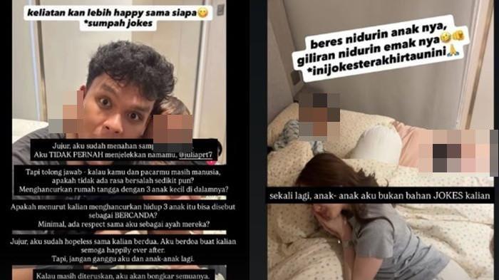 Na Daehoon melontarkan peringatan keras kepadamantan istrinya, Julia Prastini