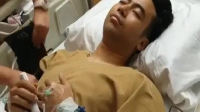 OPERASI : Momen Vidi Aldiano saat menjalani tindakan operasi pertama kali