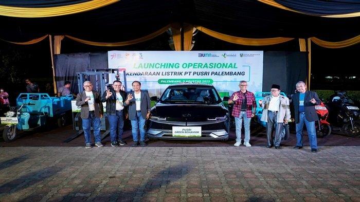 Melalui Penggunaan Kendaraan Listrik, Pusri Dukung Program Dekarbonisasi