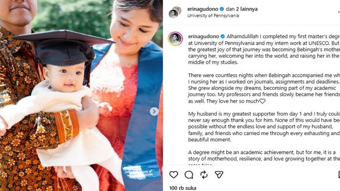 Pasangan Kaesang Pangarep dan Erina Gudono memperlihatkan paras cantik putri kecil