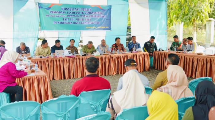 Pemkab OKI Segera Terbitkan Penlok Exit Tol Mataram Jaya Seluas 16 Hektare, Jamin Ganti Rugi