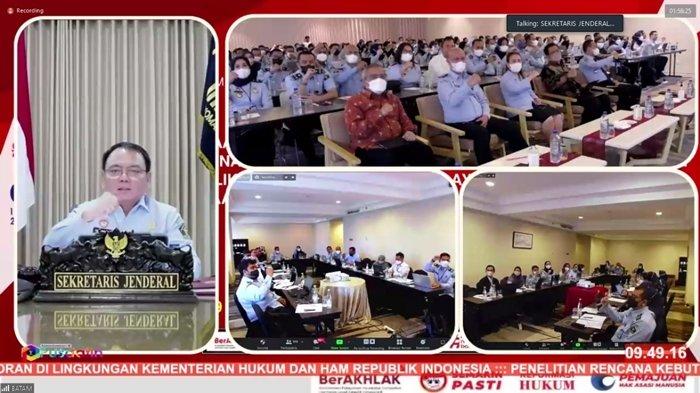 Kakanwil Kemenkumham Sumsel Hadiri Pembukaan Penelitian RKBMN Tahun 2024