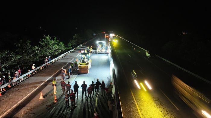 Pengguna Tol Kayuagung-Palembang Waspada, Ada Skema Contraflow di Km 345+150 Hingga 348+850