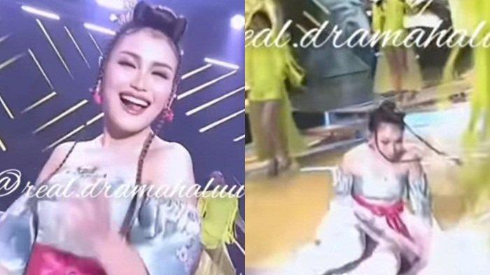 Penyebab Ayu Ting Ting Jatuh di Panggung HUT Indosiar, Kaki Alami Bengkak, Nama Raffi Ahmad Diseret