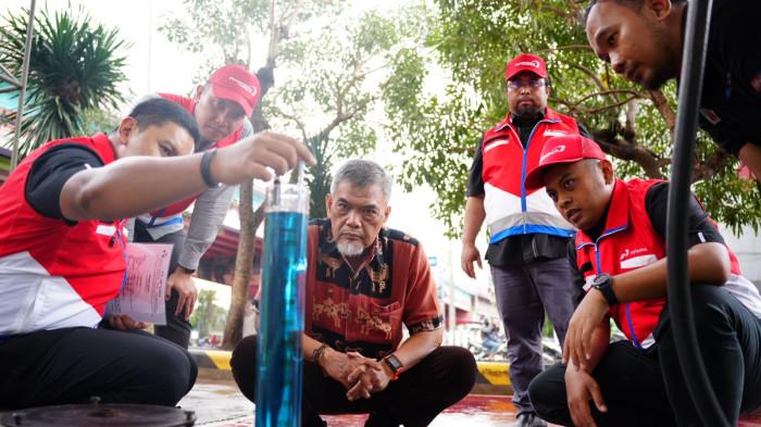 Pertamina Patra Niaga Regional Sumbagsel Rutin Pantau SPBU, Pastikan Kualitas dan Layanan Sesuai