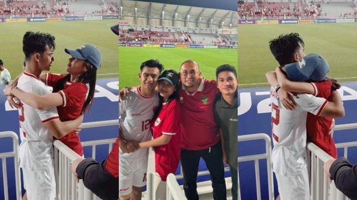 Pelukan Azizah Salsha ke Pratama Arhan Usai Suami Jadi Penentu Kalahkan Korsel di Piala Asia U23
