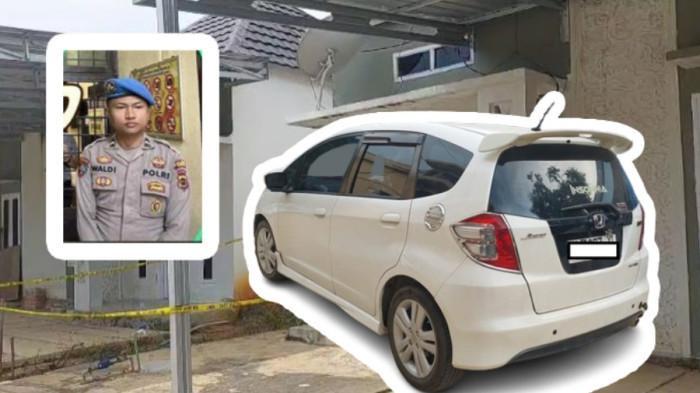 PEMBUNUHAN DI BUNGO - Polisi Polres Tebo bernama Waldi (22) terduga pembunuhan dosen di Bungo berinisial EY (37). Dia membawa pergi mobil Honda Jazz, motor PCX, emas dan iPhone dari rumah EY di di Perumahan Al Kausar Residence, Muara Bungo, Kabupaten Bungo.