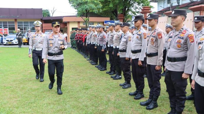 Polres Muara Enim Gelar Apel Operasi Zebra Musi 2025, Pastikan Kesiapan Personel