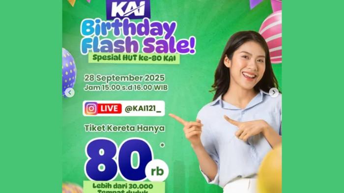Promo Tiket KAI Harga Rp 80 Ribu, Pesan di Aplikasi Access by KAI Pada 28 September 2025