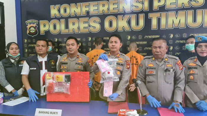 Resahkan Warga OKU Timur, Polisi Amankan 1 Kg Sabu Dari 2 Pria di OKU Timur, 3 Orang Lainnya Kabur