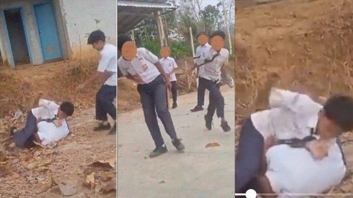 SMP di Cilacap Viral Lagi, Kembali Beredar Video Bullying di Tempat yang Sama, Korban Tersungkur
